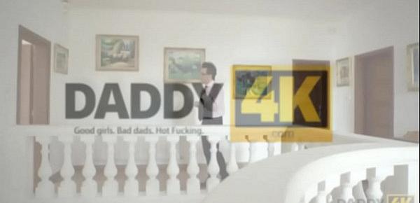  DADDY4K. Sexy chick finally agrees to spread legs for excited daddy